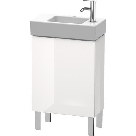 Meuble sous-vasque L-CUBE 582x480x240mm ouverture droite graphite mat