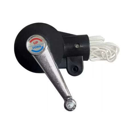 Manivelle de rechange pour parasols, manivelle avec cordon pour usage extérieur, poignée antidérapante, pièce de rechange robuste pour balcon, jardin, piscine, cour, pique-nique, 3,45 m (1/5)