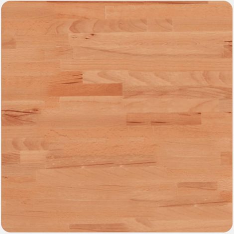 Dessus de table  Dessus de bureau  Plateau de table 50x50x4 cm carré bois massif de hêtre