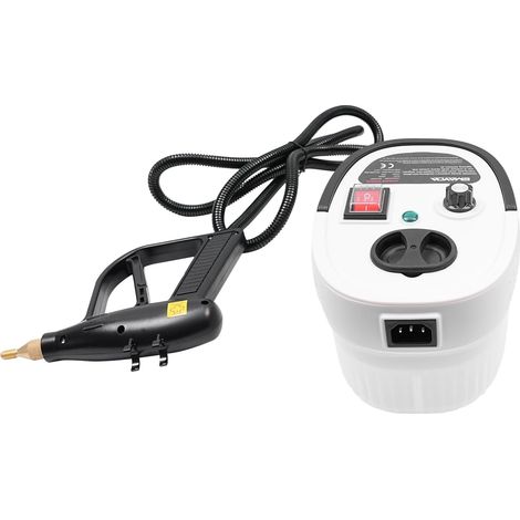 Limpiador a vapor portátil de 2500 W y 3 barras, 6 velocidades ajustables, depósito de agua de 1,2 L, dispositivo de alta presión manual, para cocina y baño.