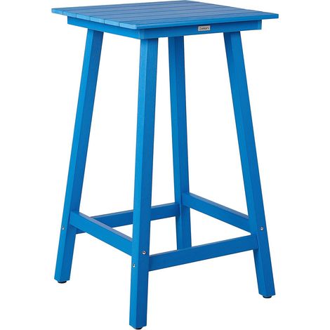 Garden Bar Table ADIRONDACK 60 cm 59 cm Synthetic Material Blue