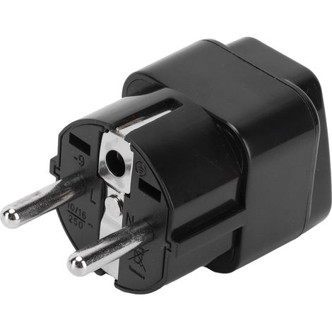 Universeller EU-Netzadapter 100–250 V 10 A Europäischer Reisestecker-Stromwandler (1/5)