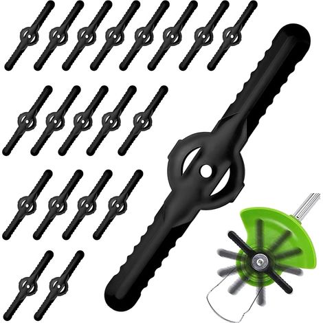 Lot de 100 Lames en Plastique 15 cm pour Coupe-Bordure – Accessoires de Rechange pour Jardin et Pelouse (1/5)