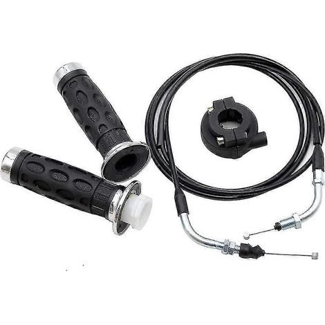 Poignée d'accélérateur universelle avec câble d'accélérateur de 78 pouces pour scooters 50cc, 80cc, 125cc et 150cc (GY6) (1/5)
