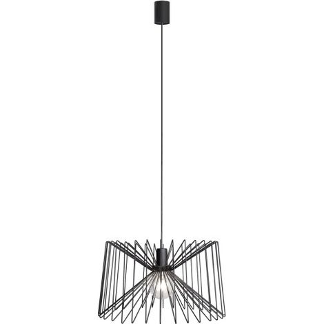 Suspension Nowodvorski NESS noire métal Ø46 E27 60W