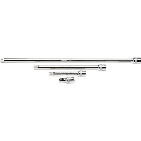 Draper 4-Piece 1/2-Inch Drive Extension Bar Set in Polished Chrome (1/5)