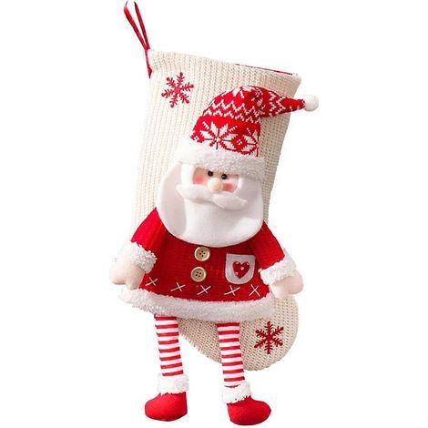Chaussettes de Noël à suspendre à la cheminée pour les décorations de Noël familiales (1/5)