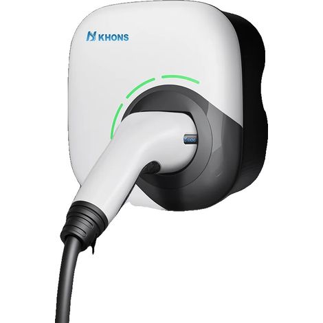 Cargador para vehículos eléctricos, 11 kW trifásico, controlado por aplicación, 11 kW 16 A trifásico, tipo 2 (1/2)
