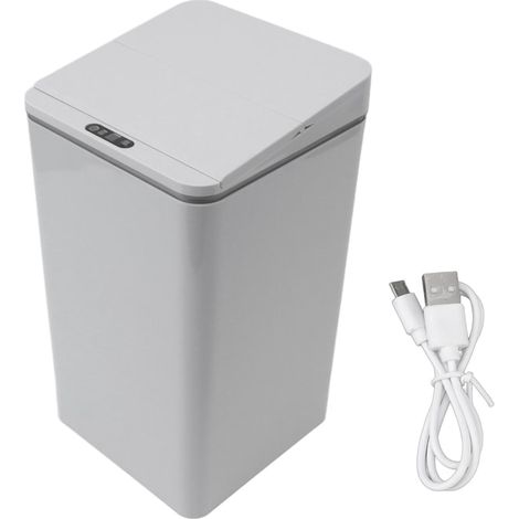Chat de bureau derrière le côté du capteur, capacité de 9 litres, trou d'induction, couleurs vives (1/5)