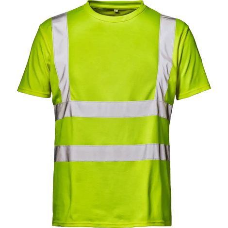 SIR SAFETY SYSTEM MISTRAL UV T-shirt de travail anti UV jaune haute visibilité Taille XL