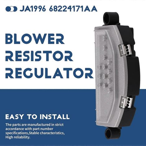 Régulateur de résistance de ventilateur JA1996 68224171AA pour Cadillac, Dodge, Chrysler, Challenger, Charger, Durango et Jeep Grand Cherokee (1/5)