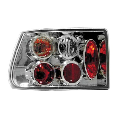 Coppia fanali posteriori - compatibile per Opel Astra F (9/91-9/98) - Cromo