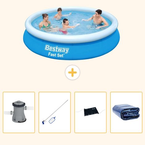 Bestway Bestway Fast Set Ronde - 366x76 cm - 5-pièces S235 (1/5)