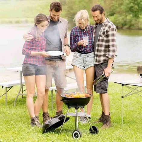 Barbecue charbon classique sur roues Ø 41,5 cm (1/5)