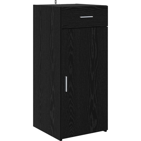 Maison Exclusive - Armadio Rovere Nero 40 x 42,5 x 93 cm Legno ingegnerizzato