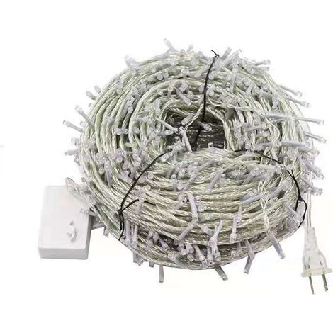 Guirlande Lumineuse - 20 M - 200 Led - Extérieure Intérieure - 8 Modes - Pour Jardin Terrasse Chambre Noël - 1 Pièce (1/5)