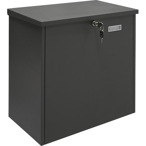 Arregui – Boîte à colis en acier EP2104 pour très gros paquets jusqu'à 47 x 46 x 24 cm – Étanche et robuste – Installation facile au sol ou mur