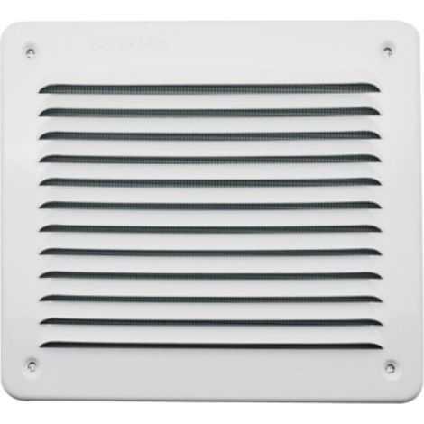 GRIGLIA IN METALLO DA SOVRAPPORRE CON RETE L. 193 X H. 165 MM Alluminio Bianco