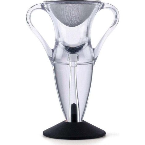 Carafe à vin aérateur rapide en verre transparent, facile à utiliser pour la dégustation de vin à la maison, lors de fêtes ou dans un bar. (1/5)