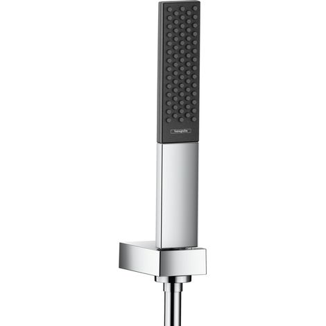Hansgrohe Rainfinity - Set doccetta 100, getto singolo, supporto e flessibile 1,6 m, cromo 26856000