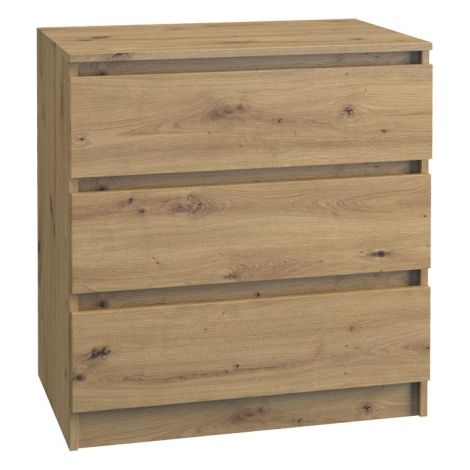 ASTER T3  Drawer Dresser 70x40x77 3 drawers  Modern storage furniture  Chiffonier Scandinave style  Dressing room