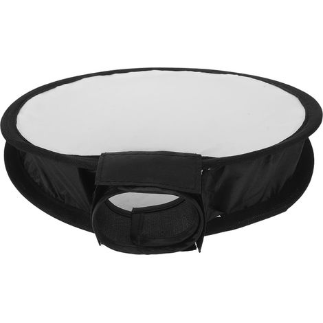 Diffuseur de Flash Boîte à Lumière 30 Cm Rond Noir et Blanc Pliable Softbox Portable pour Matériel Photographique Compatible Studio et Éclairage Photo Professionnel (1/5)