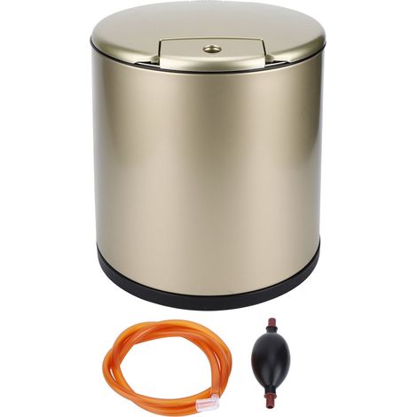 Poubelle à thé intelligente 7L sans marque Induction automatique Filtre résidus Acier inoxydable Or champagne Étanche (1/5)