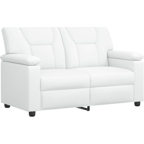 Canapé Blanc 151 x 85 x 93 cm Simili cuir vidaXL (1/5)
