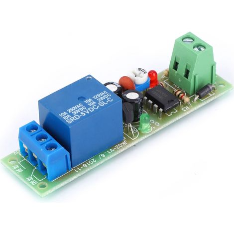 Module relais JK02 DC5V, temporisé, avec voyant lumineux 5S (1/5)