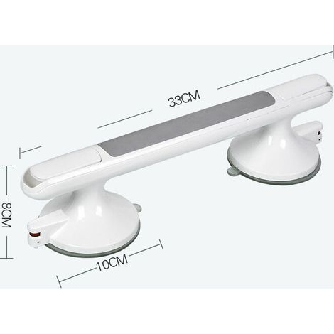 Safety grab bars for bathtubs, shower grab bars, wall-mounted grab bars with suction cups, no drilling required, grab bar, bathroom grab bar for elderly and disabled people ( (1/5)