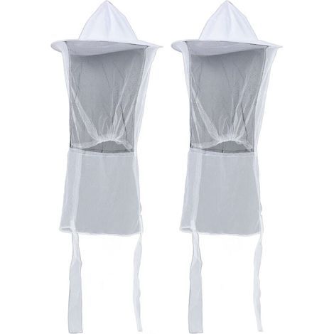 2pcs Chapeau de Protection d'Apiculteur Chapeau Protecteur d'Apiculture avec Maille Respirante pour Pêcheurs Chasseurs (1/5)