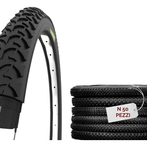 50 COPERTONI 20 X 1.95 Pneumatici in Gomma per MTB Bambino Bici Bicicletta 20 Copertoni tassellati Mountain Bike Ecovelo
