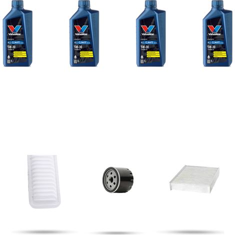 Kit tagliando 3 FILTRI e 4L OLIO compatibile con Suzuki Ignis III 1.2 66kw dal 2016 (1/5)