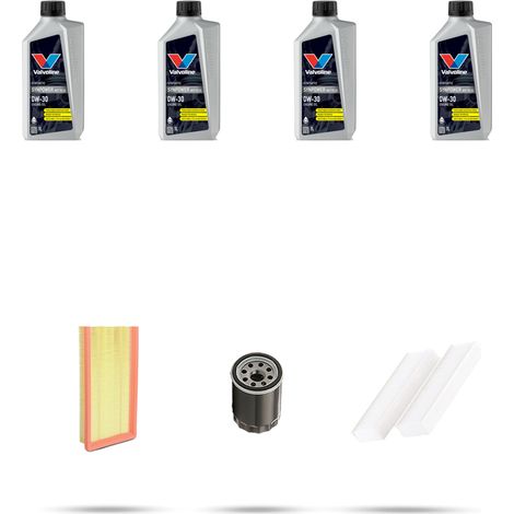 Kit tagliando 3 FILTRI e 4L OLIO compatibile con Peugeot 408 II 1.2 PureTech 96kw dal 2022 (1/5)