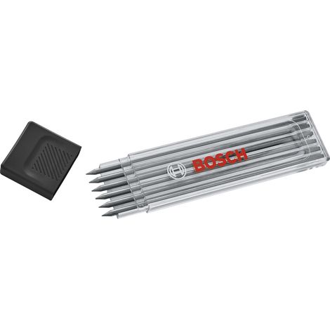 Bosch PRO Hand Tool - Pencil Pencil Lead HB 2.8 mm Refills, 6 pcs 1600A03AL4 (1/3)