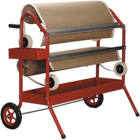 Sealey Masking Paper Dispenser Trolley 2 x 900mm Rolls MK67