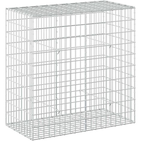 Gabion avec Fil de 3,5 mm et Maille de 5x10 cm 100x50x100 cm vidaXL (1/4)
