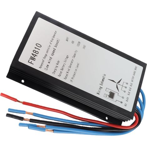 Contrôleur de charge pour générateur éolien 1000W 48V IP67 étanche MPPT (1/5)