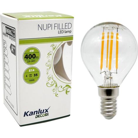 LAMPADINA A LED 4W E14 2700K - Luce CALDA