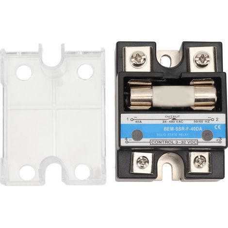 Relais statique SSR à faible surtension, haute sensibilité, protection anti-surcharge avec fusible, sans EMI/EFI (1/5)