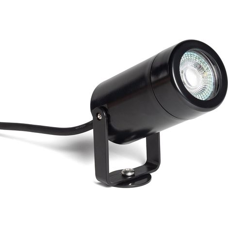 Spot Extérieur LED sur Piquet Leaf pour Ampoule GU10  Noir