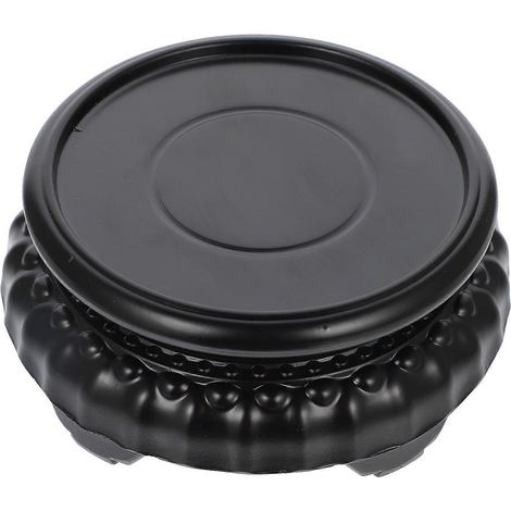 Socle décoratif rond et délicat pour pot de fleurs, vase, socle rotatif pour bonsaï (1/4)