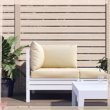 361776 Coussins de palette lot de 3 beige tissu oxford (1/5)