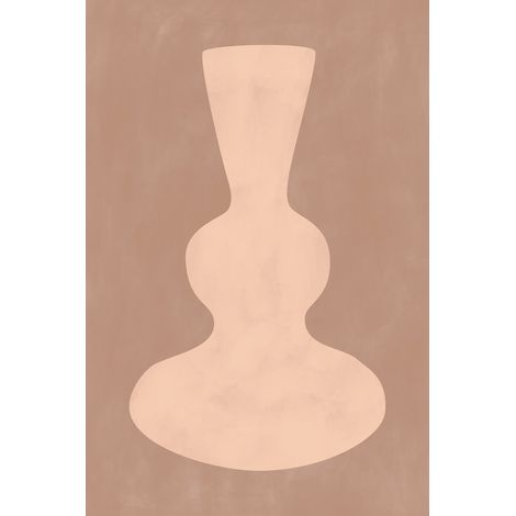 Tableau sur toile poterie ocre 30x45 cm - Impression sur Toile Murale Décorative - Image imprimée en HD sur Toile - Toile sur Châssis en Bois FSC - Fabriqué en France (1/5)