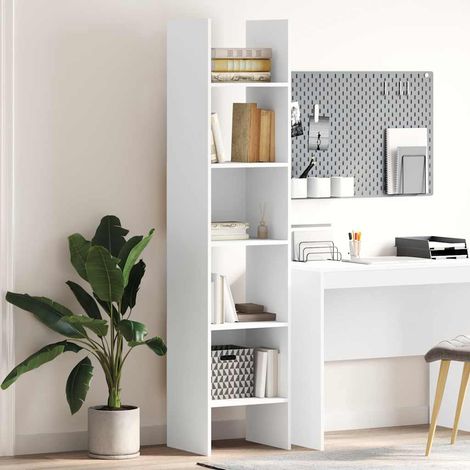 vidaXL Estantería librería madera contrachapada blanco 40x35x180 cm (1/5)