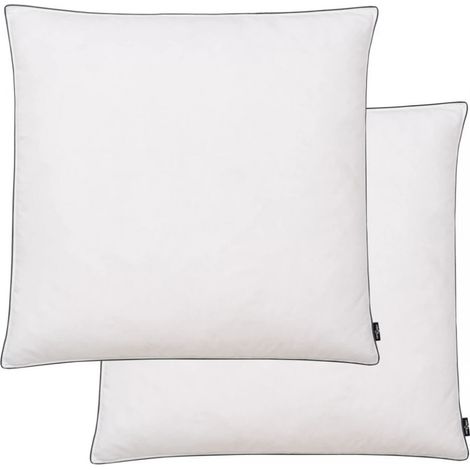 Kissen 2 Stk. Daunen-/Federnfüllung Schwer 80x80 cm Weiß vidaXL