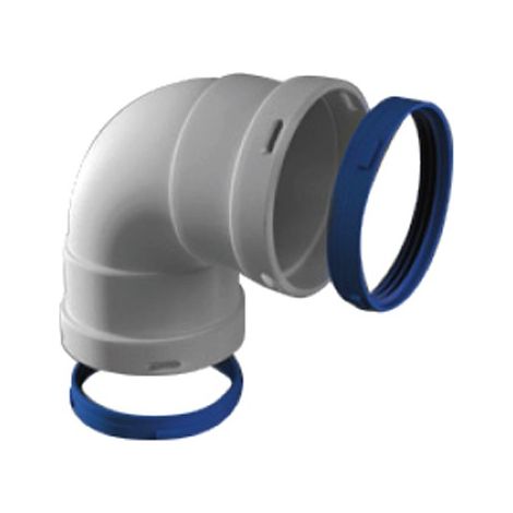 Curva 90 gradi femmina-femmina in alluminio estruso d80 mm e 1 sp mm (1/3)