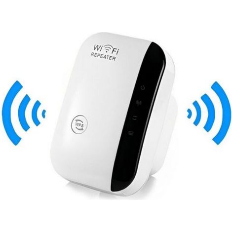 Kompakter weißer WLAN-Repeater, Wi-Fi-Signalverstärker, mit Ethernet-Kabel, 8 x 5,3 x 5,1 cm, Plug & Play (1/5)
