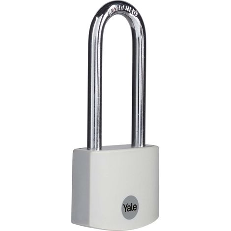 cadenas en aluminium corps 42×35 mm anse longue Ø6 mm 3 clés mécanisme à clé anse trempée double verrouillage sécurité standard conforme EN 12320 intérieur antivol casier vesti (1/5)