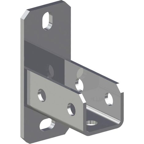 Fischer – Bride à selle SF L 41 – Galvanisé – Élément de liaison pour structures stables – Montage facile sur rail de montage (1/3)